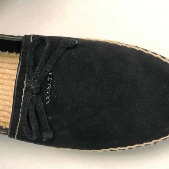 Coach Espadrilles Suede Rae Women's Platform (never worn) - Picture 5 of 7